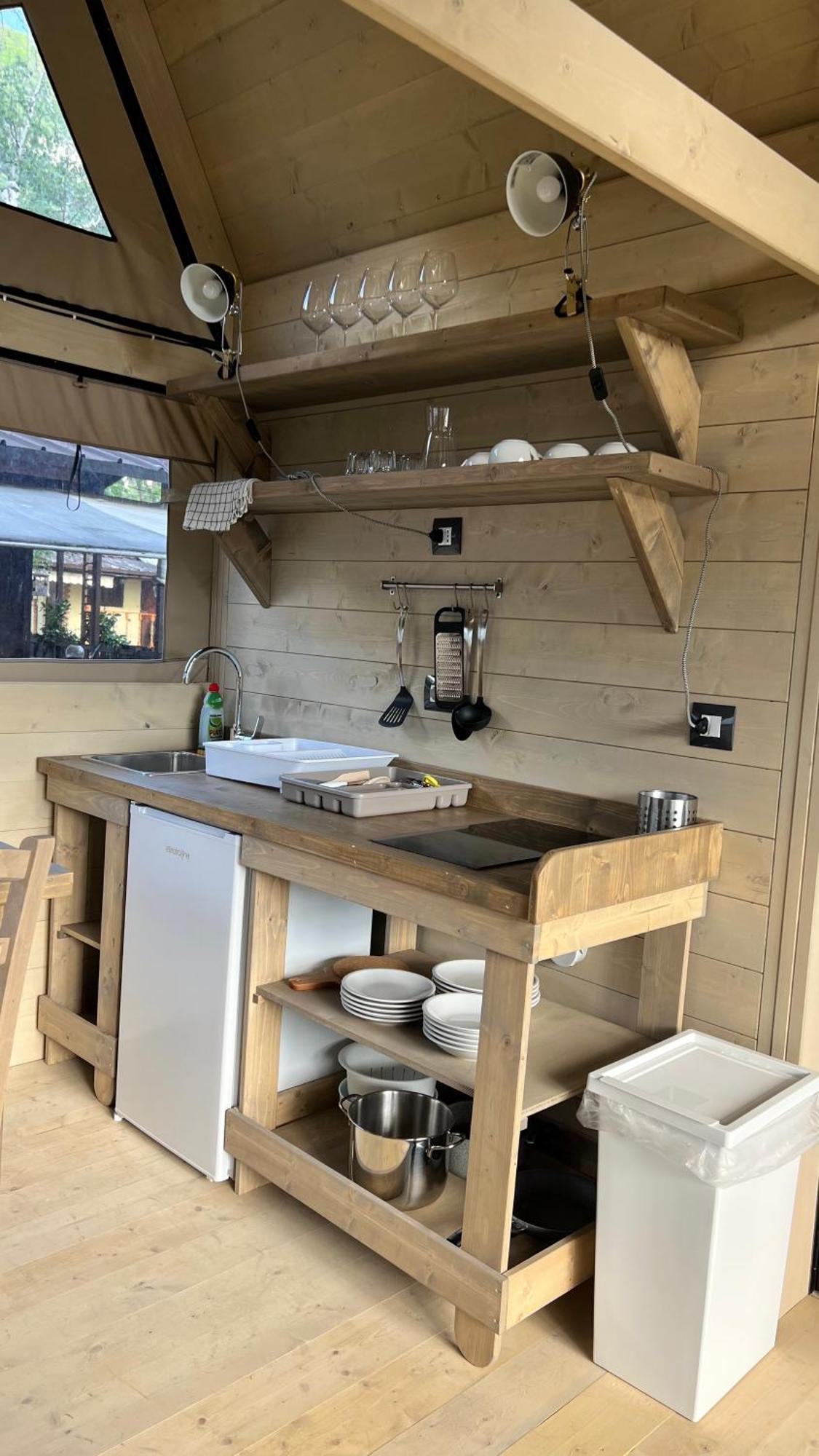 Glamping Camping Rivabella Леко Екстериор снимка